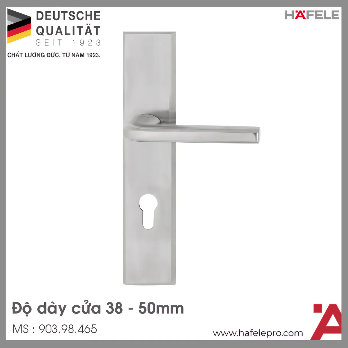 Tay Nắm Gạt Đế Dài C/C 72mm Hafele 903.98.465