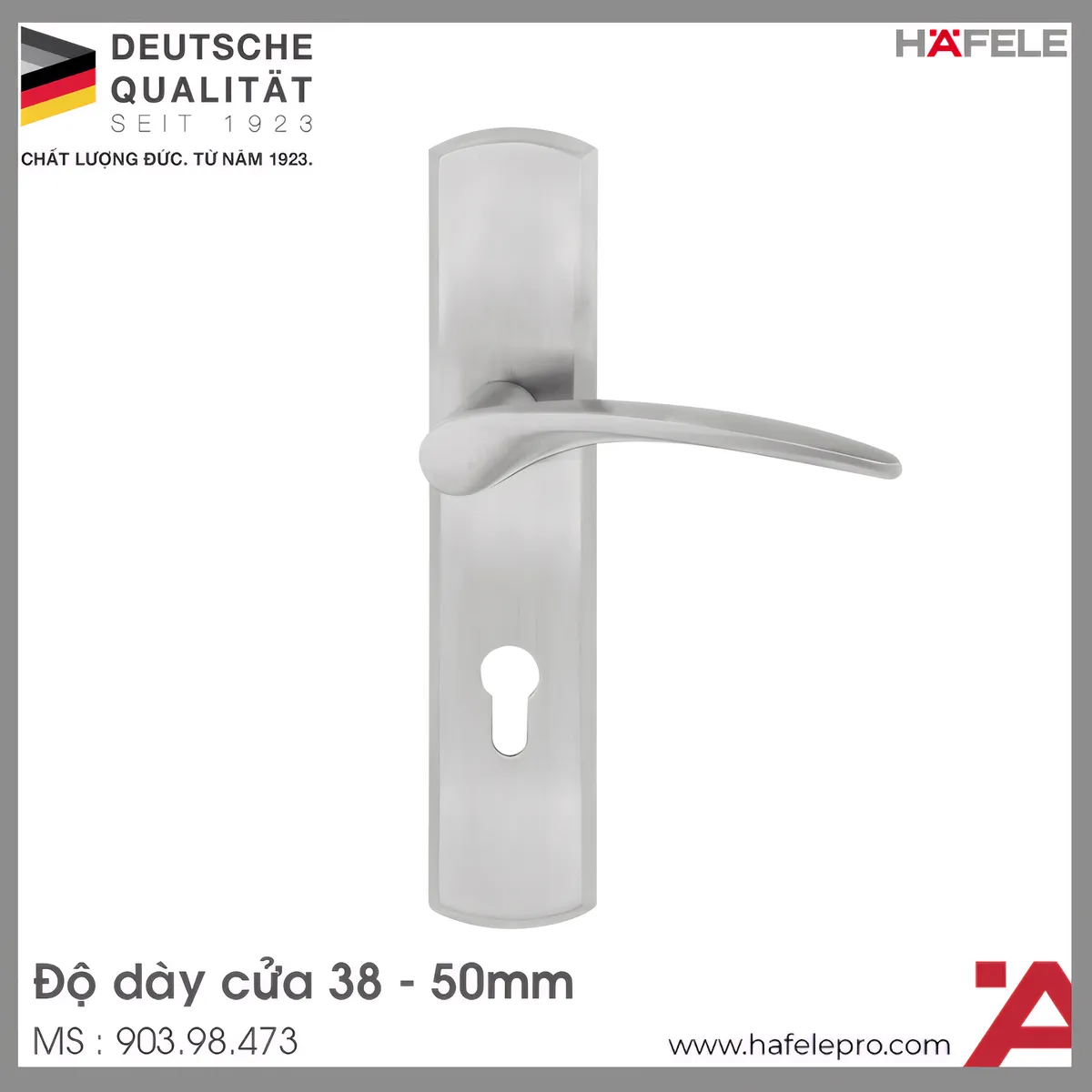 Tay Nắm Gạt Đế Dài C/C 72mm Hafele 903.98.473