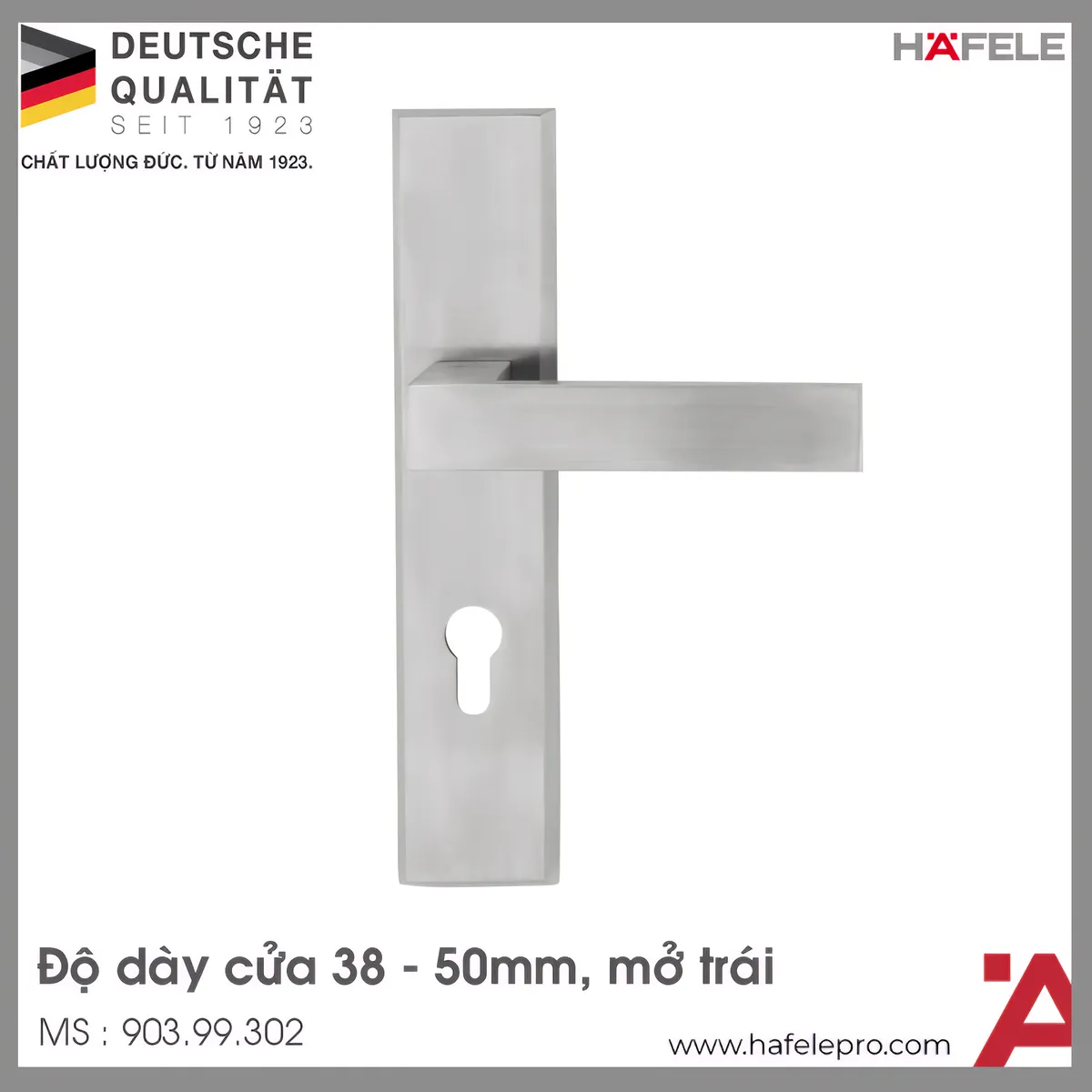 Tay Nắm Gạt Đế Dài C/C 72mm Hafele 903.99.302