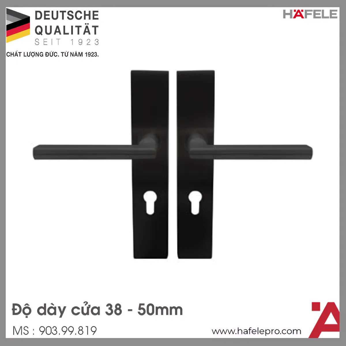 Tay Nắm Gạt Đế Dài C/C 72mm Hafele 903.99.819