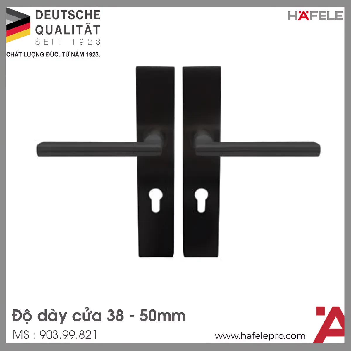 Tay Nắm Gạt Đế Dài C/C 72mm Hafele 903.99.821