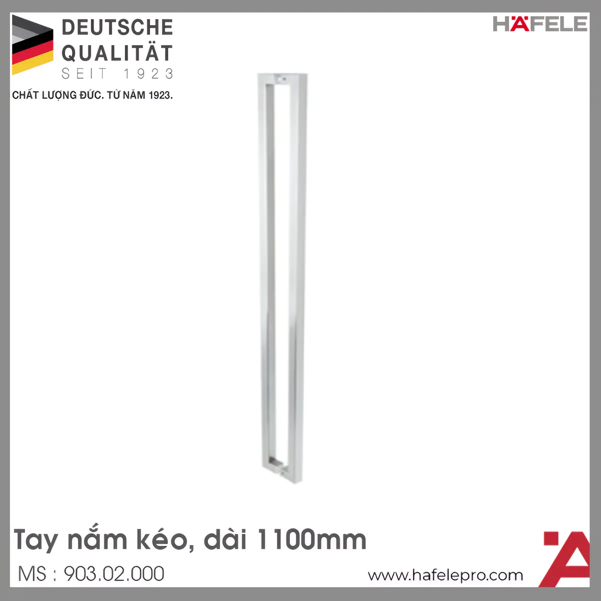 Tay Nắm Kéo Chữ H 1100mm Hafele 903.02.000