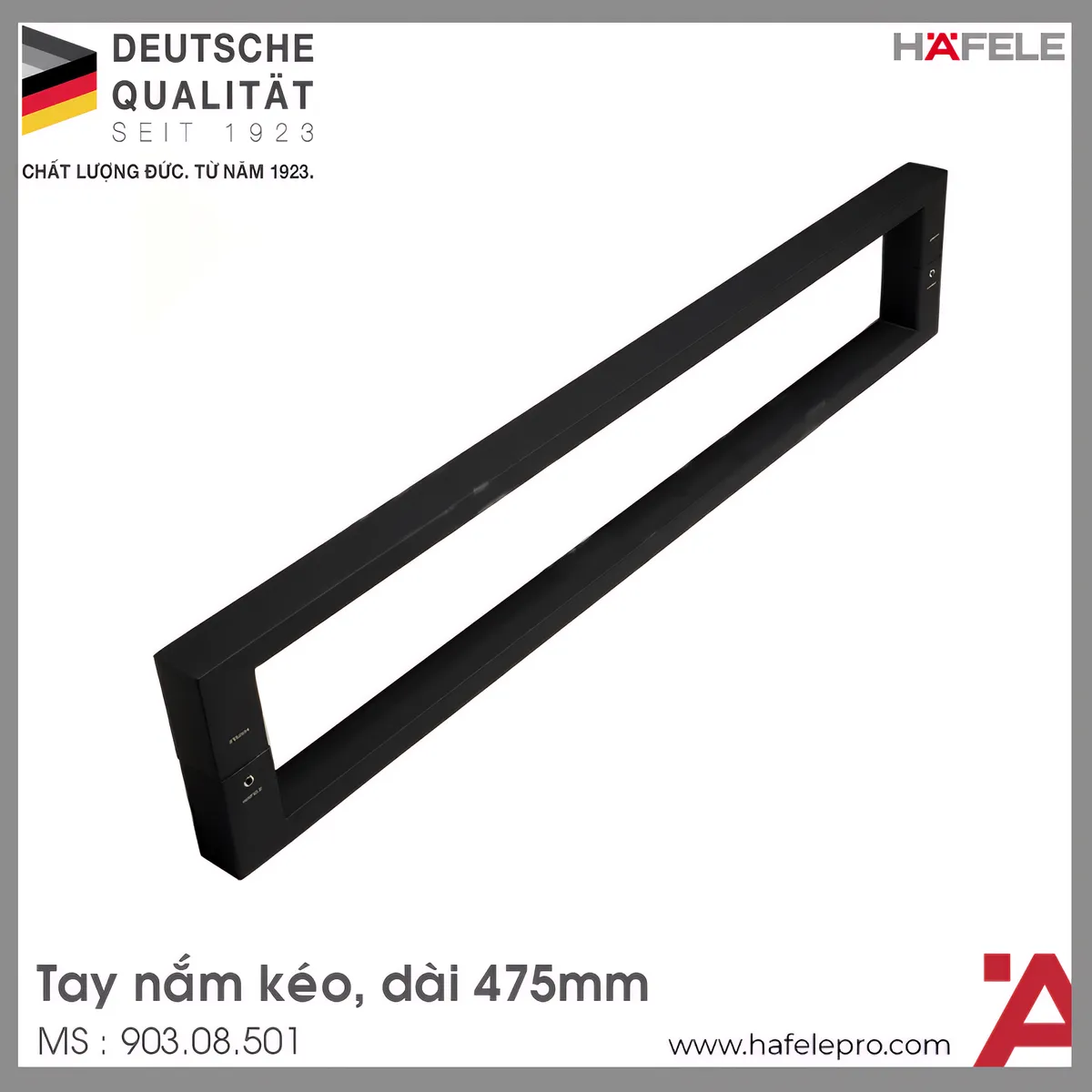 Tay Nắm Kéo Vuông 475mm Hafele 903.08.501