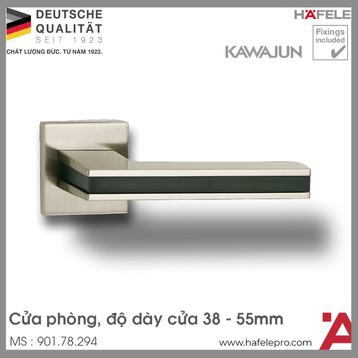 Tay Nắm Gạt Cửa Phòng Hafele 901.78.294
