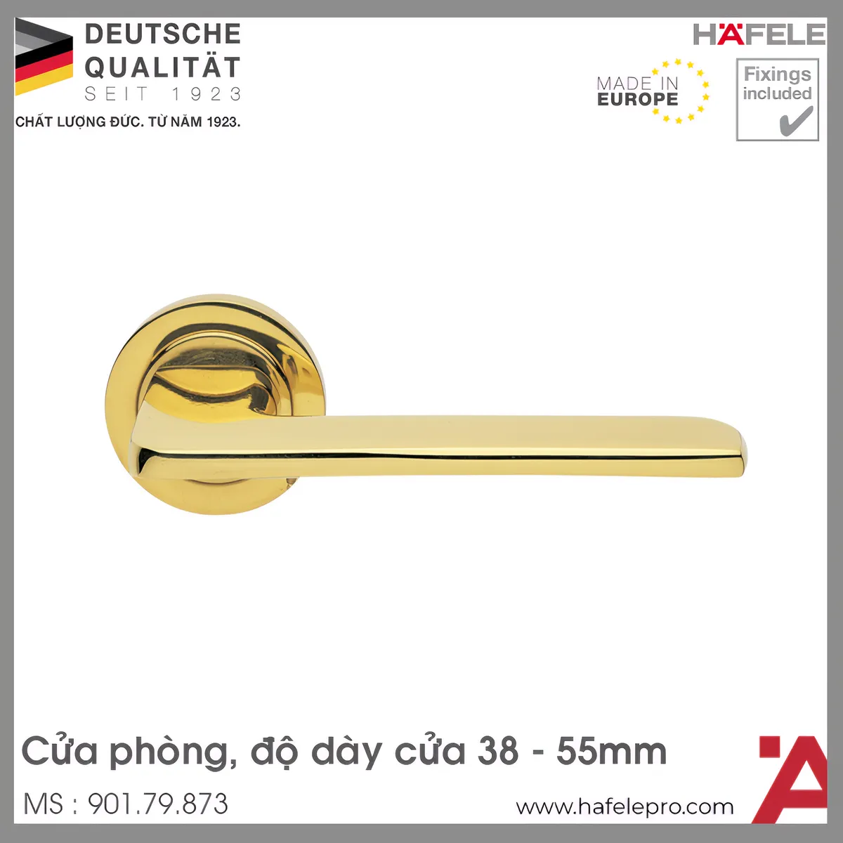 Tay Nắm Gạt Cửa Phòng Hafele 901.79.873