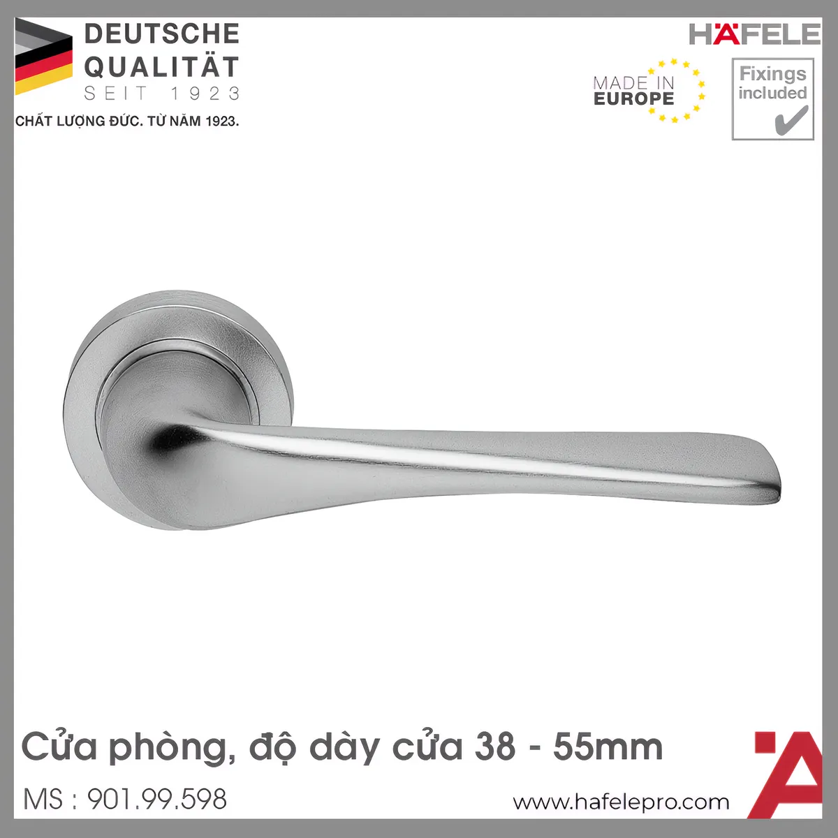 Tay Nắm Gạt Cửa Phòng Hafele 901.99.598