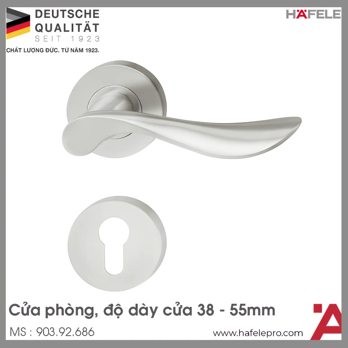 Tay Nắm Gạt Có Nắp Che Hafele 903.92.686