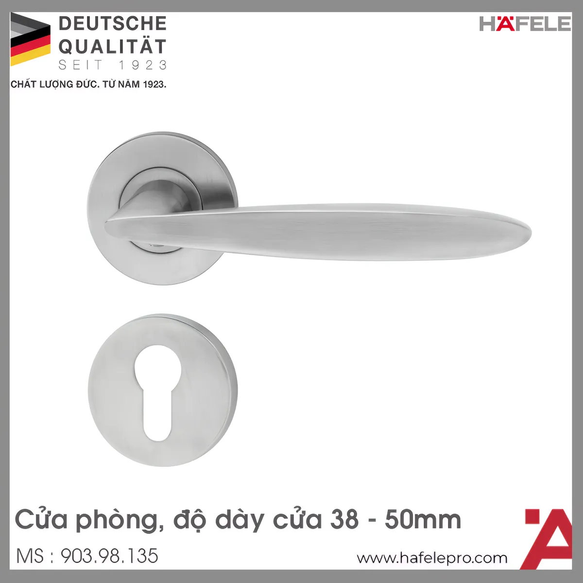 Tay Nắm Gạt Cửa Phòng Hafele 903.98.135
