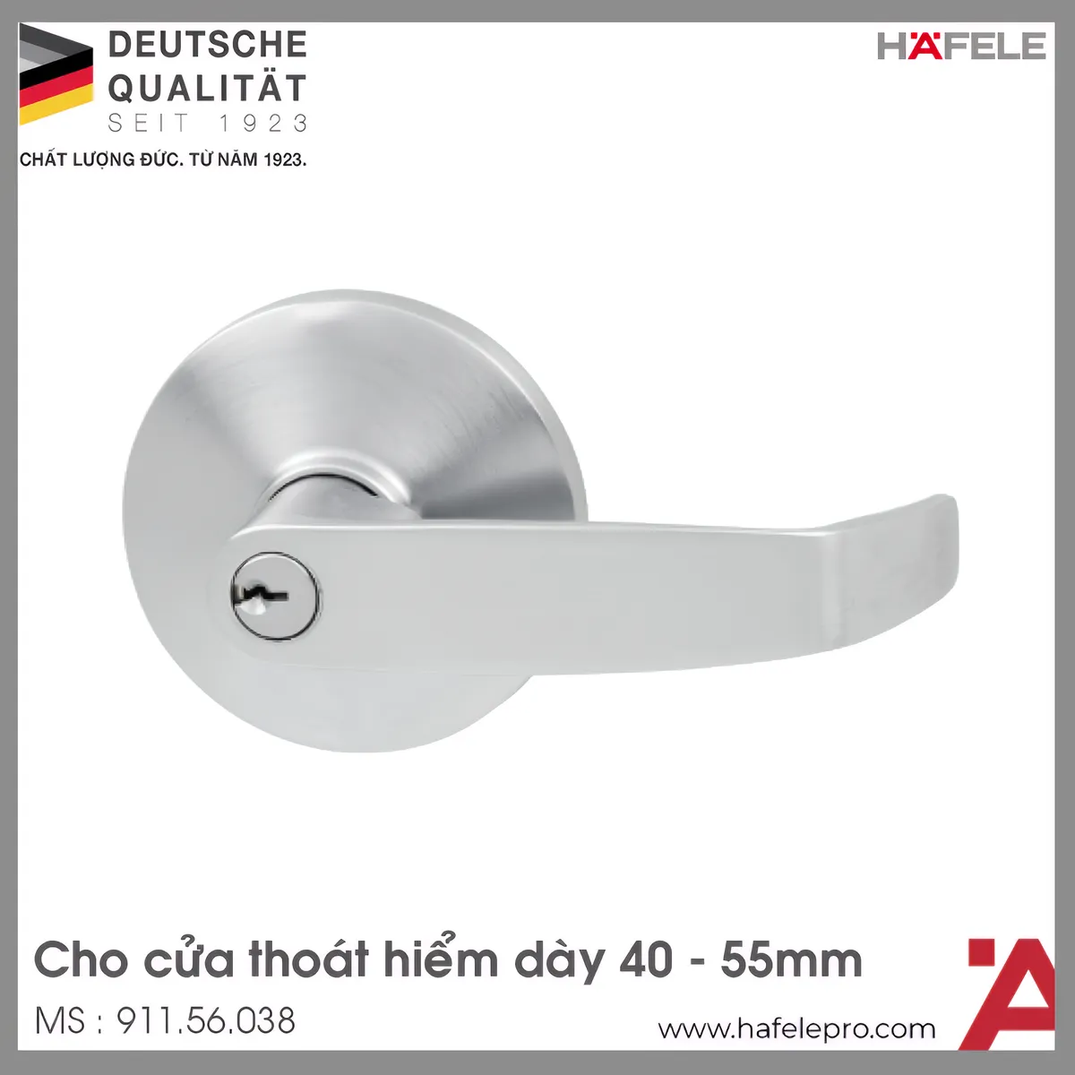 Tay Nắm Gạt Cửa Thoát Hiểm Hafele 911.56.038