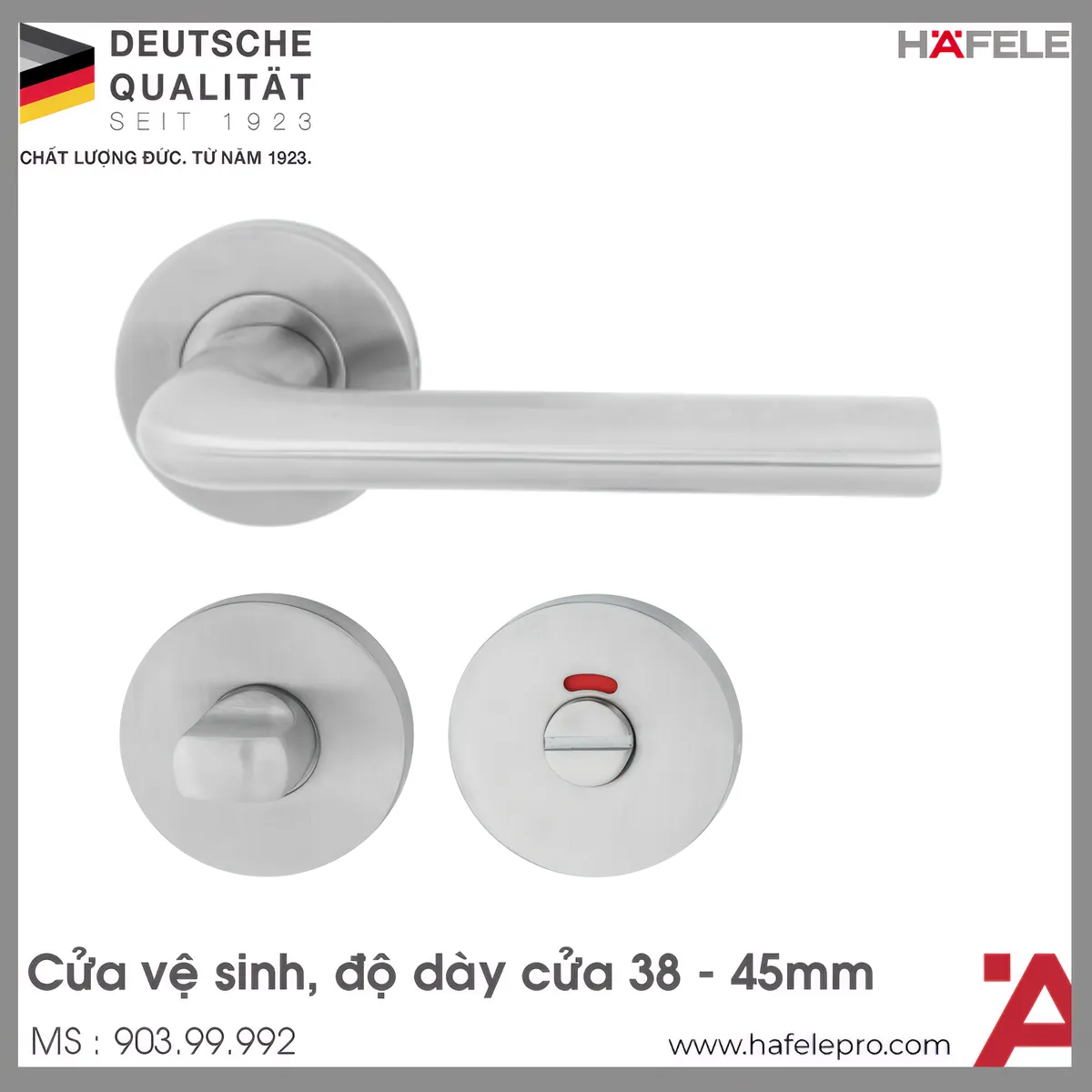 Tay Nắm Gạt Nhà Vệ Sinh Hafele 903.99.992
