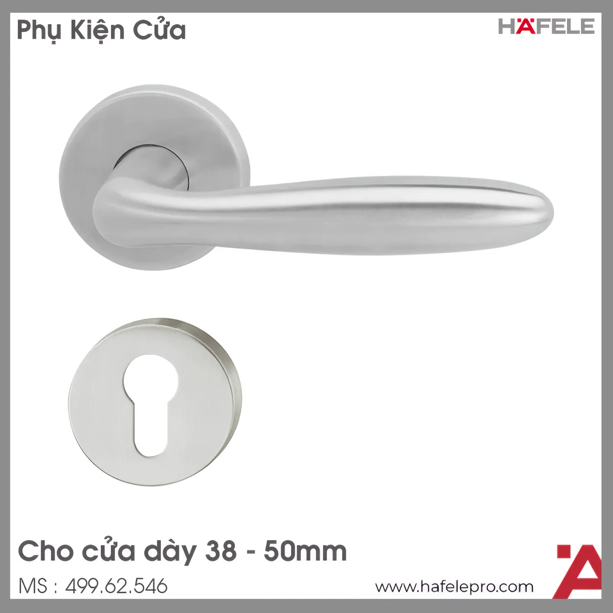 Tay Nắm Gạt Có Nắp Che Hafele 499.62.546