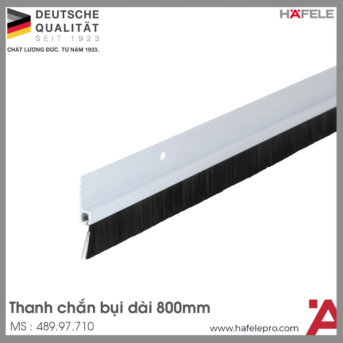 Thanh Chắn Bụi 800mm Hafele 489.97.710