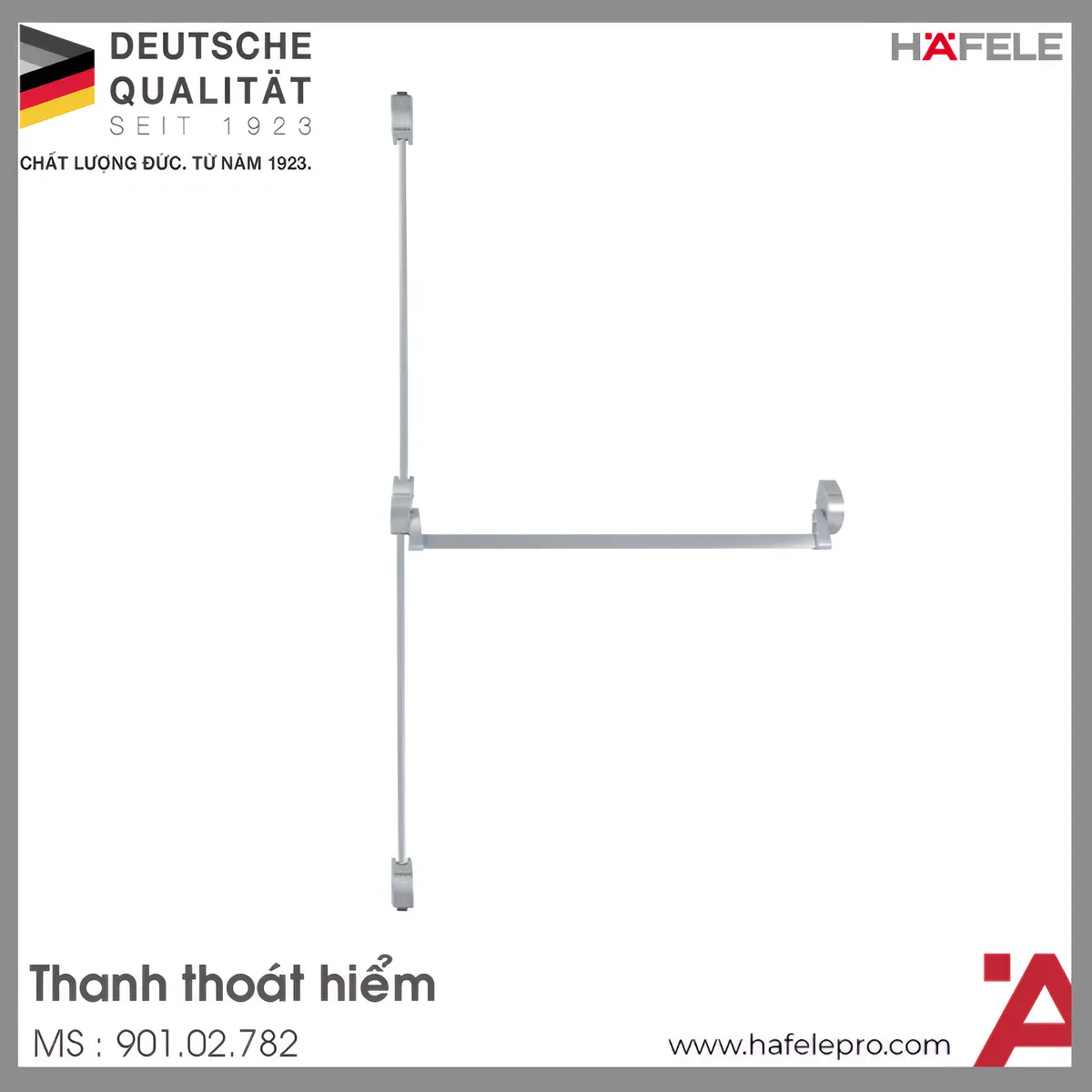 Thanh Thoát Hiểm Màu Xám Hafele 901.02.782