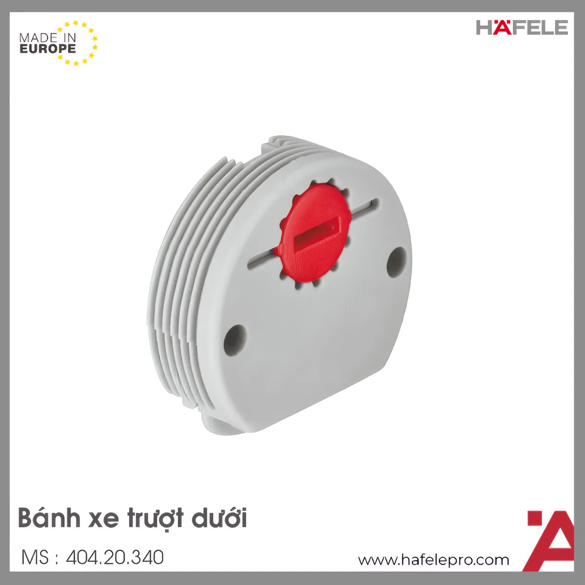 Bánh Xe Trượt Dưới Hafele 404.20.340