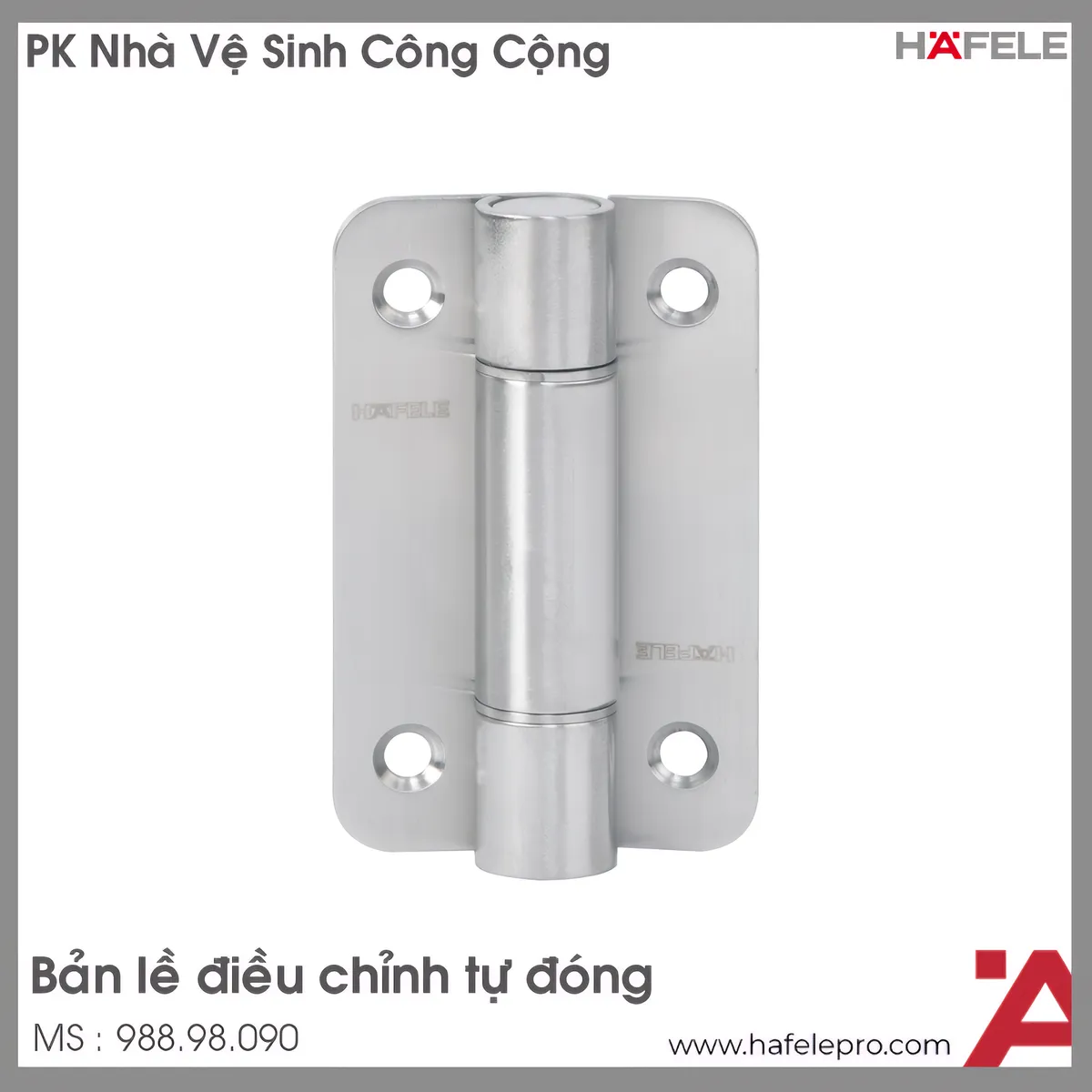 Bản Lề WC Điều Chỉnh Tự Đóng Hafele 988.98.090