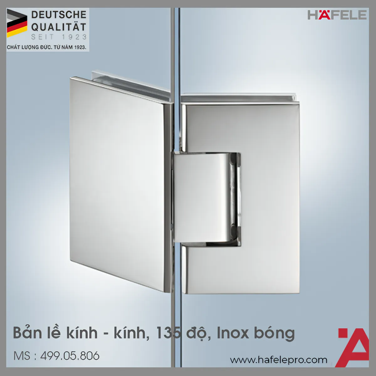 Bản Lề Cửa Phòng Tắm 135º Hafele 499.05.806