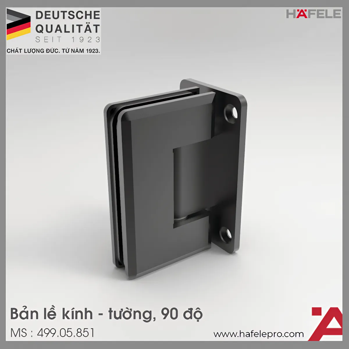 Bản Lề Kính - Tường 90º Hafele 499.05.851