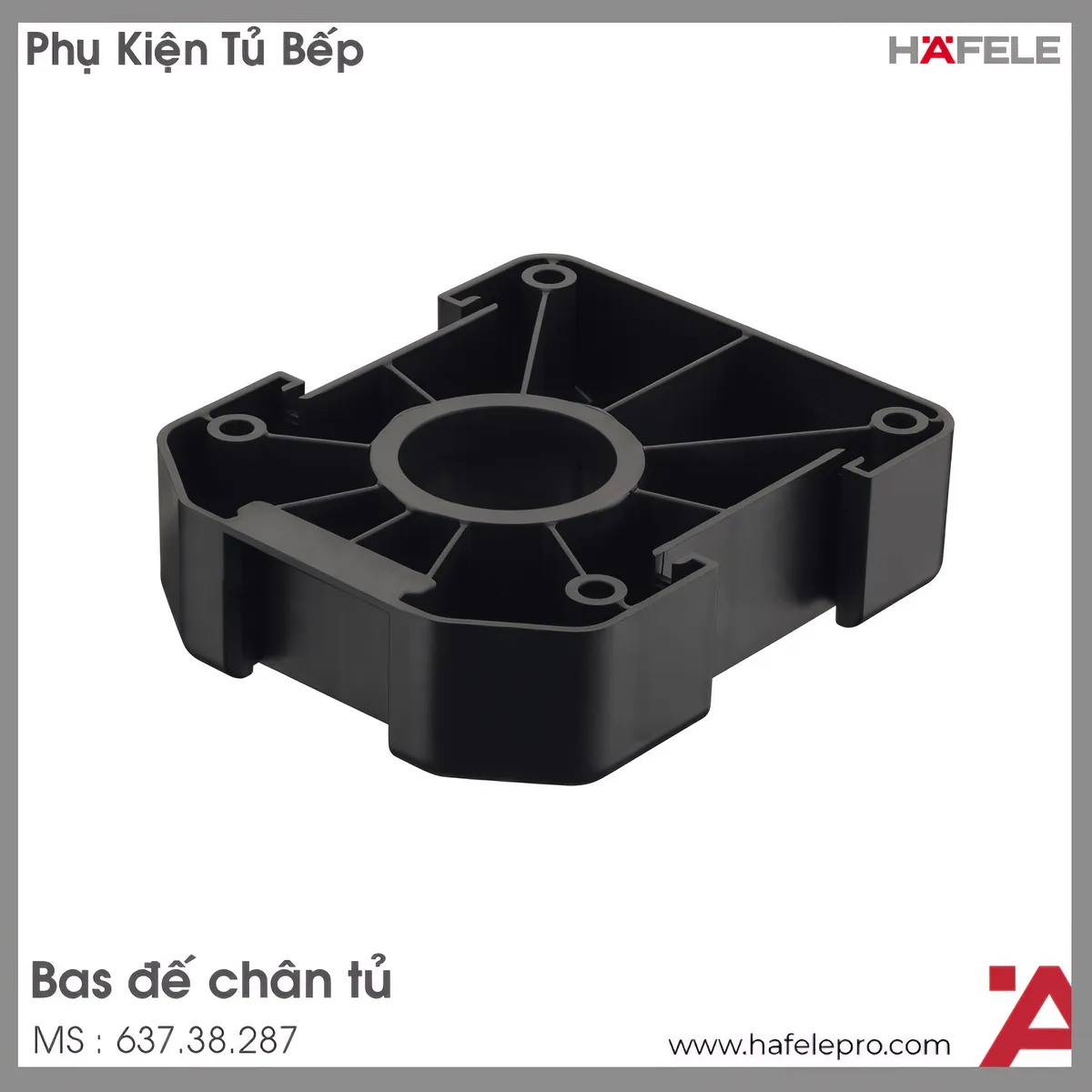 Bas Đế Chân Tủ Hafele 637.38.287