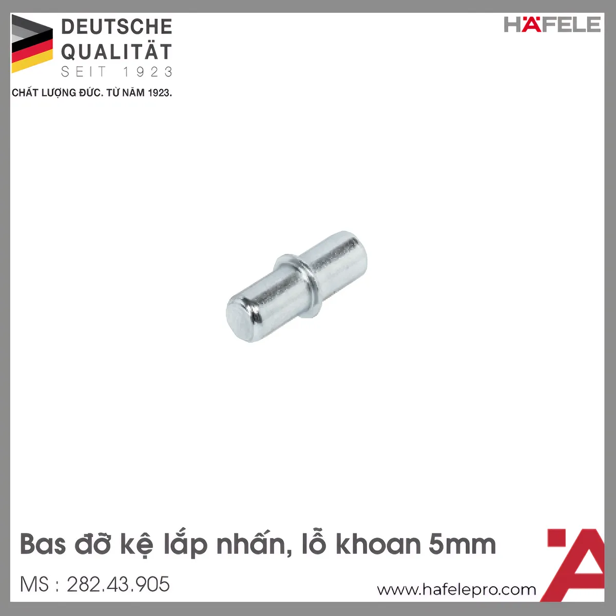 Bas Kệ Loại Lắp Nhấn Hafele 282.43.905