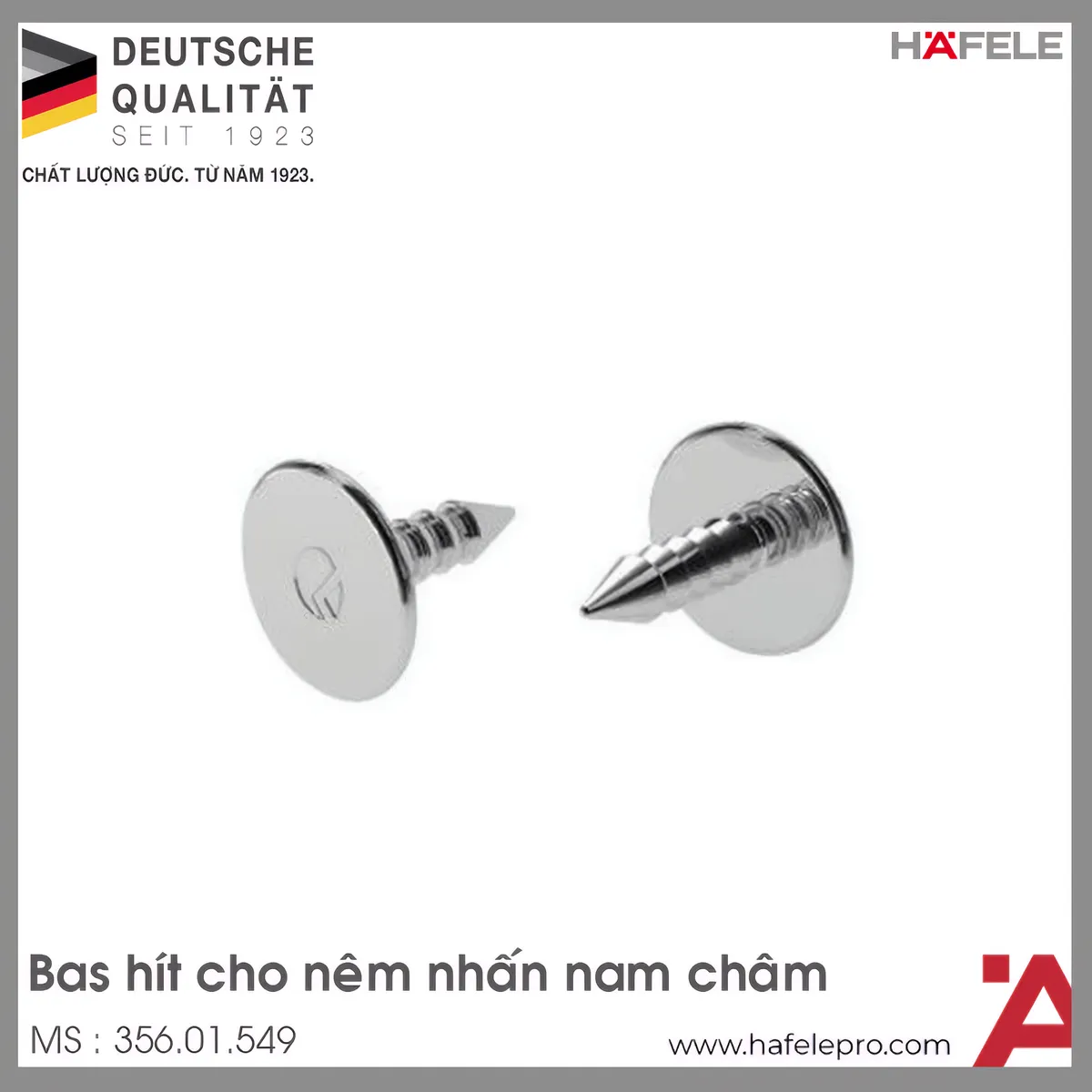 Bas Hít Cho Nêm Nhấn Loại Nam Châm Hafele 356.01.549