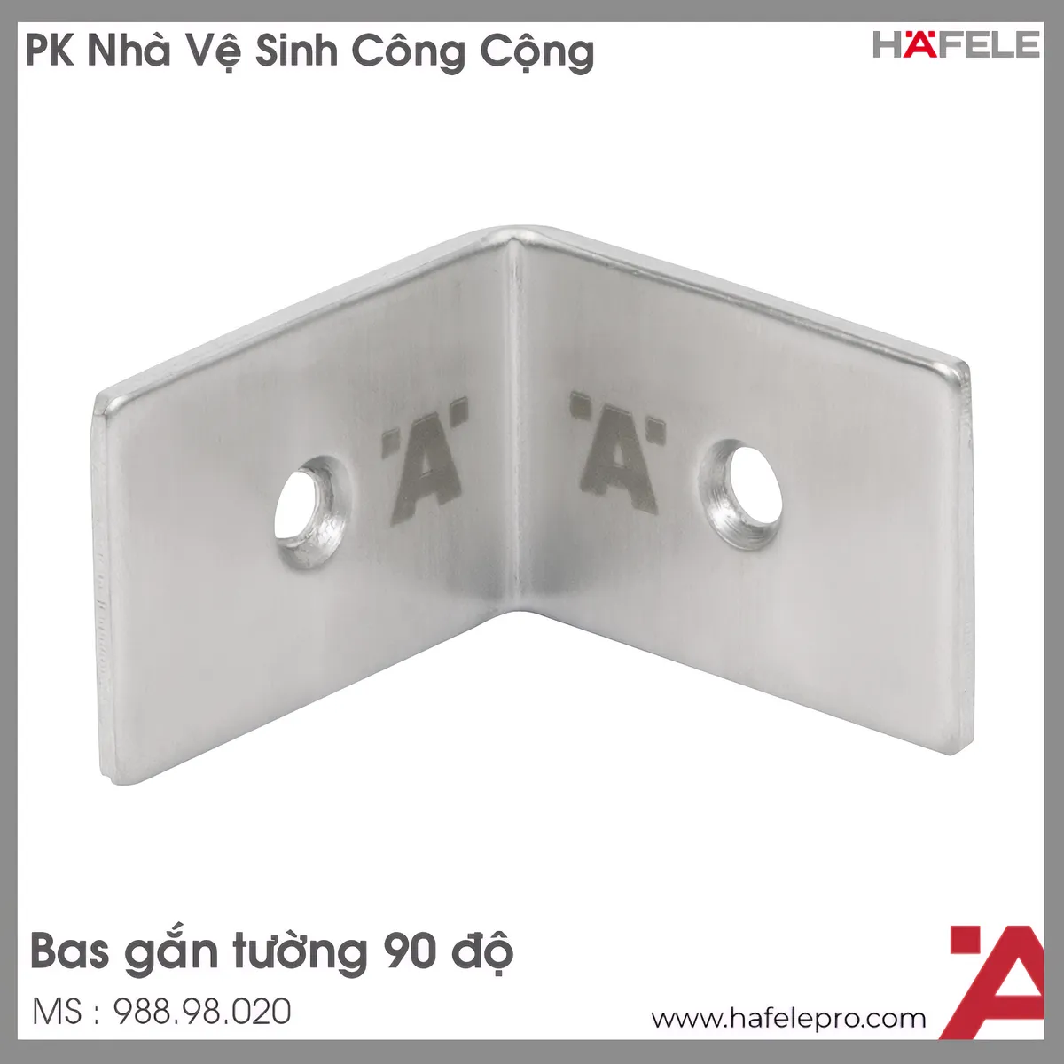 Bas Gắn Tường 90° Hafele 988.98.020