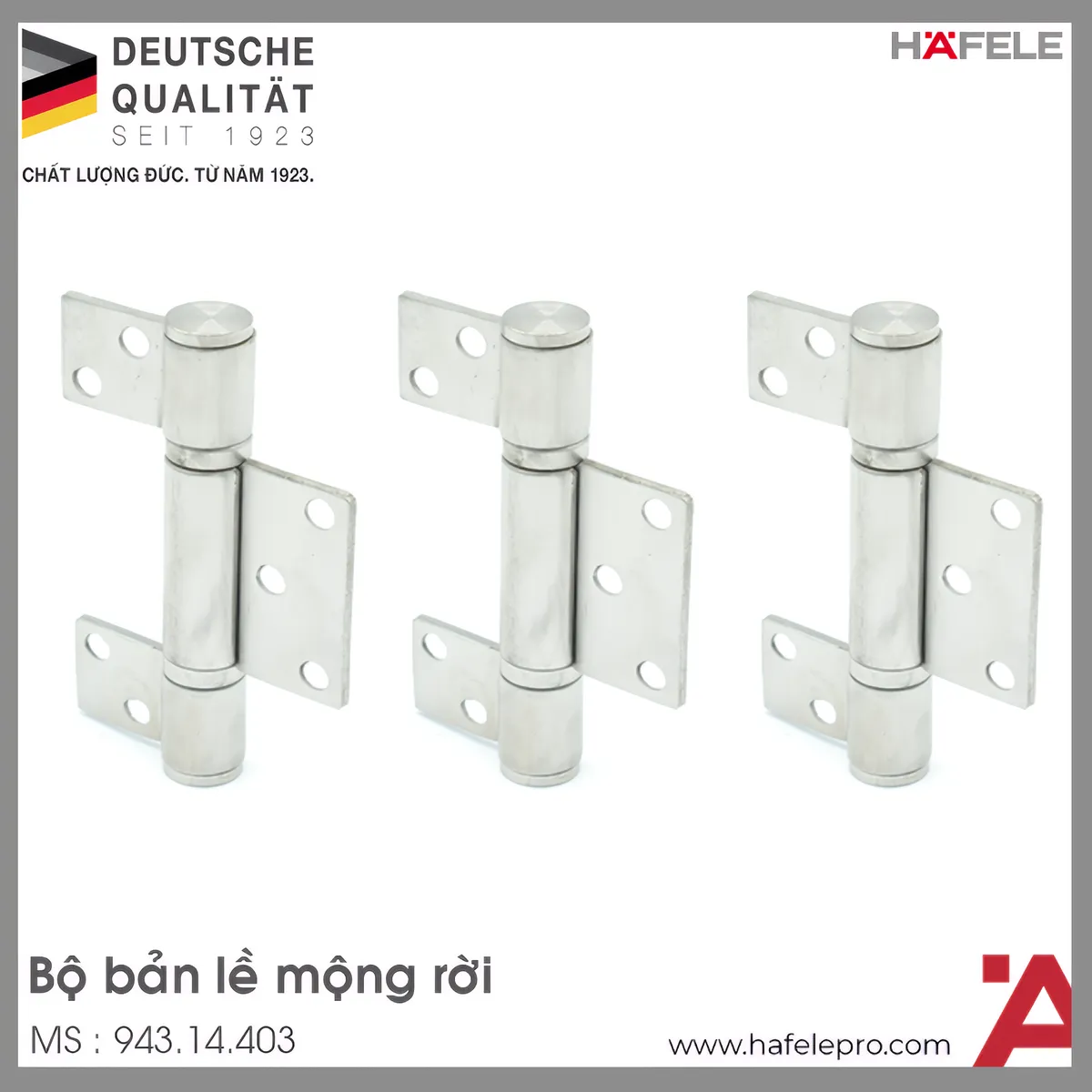 Bộ Bản Lề Mộng Rời Hafele 943.14.403