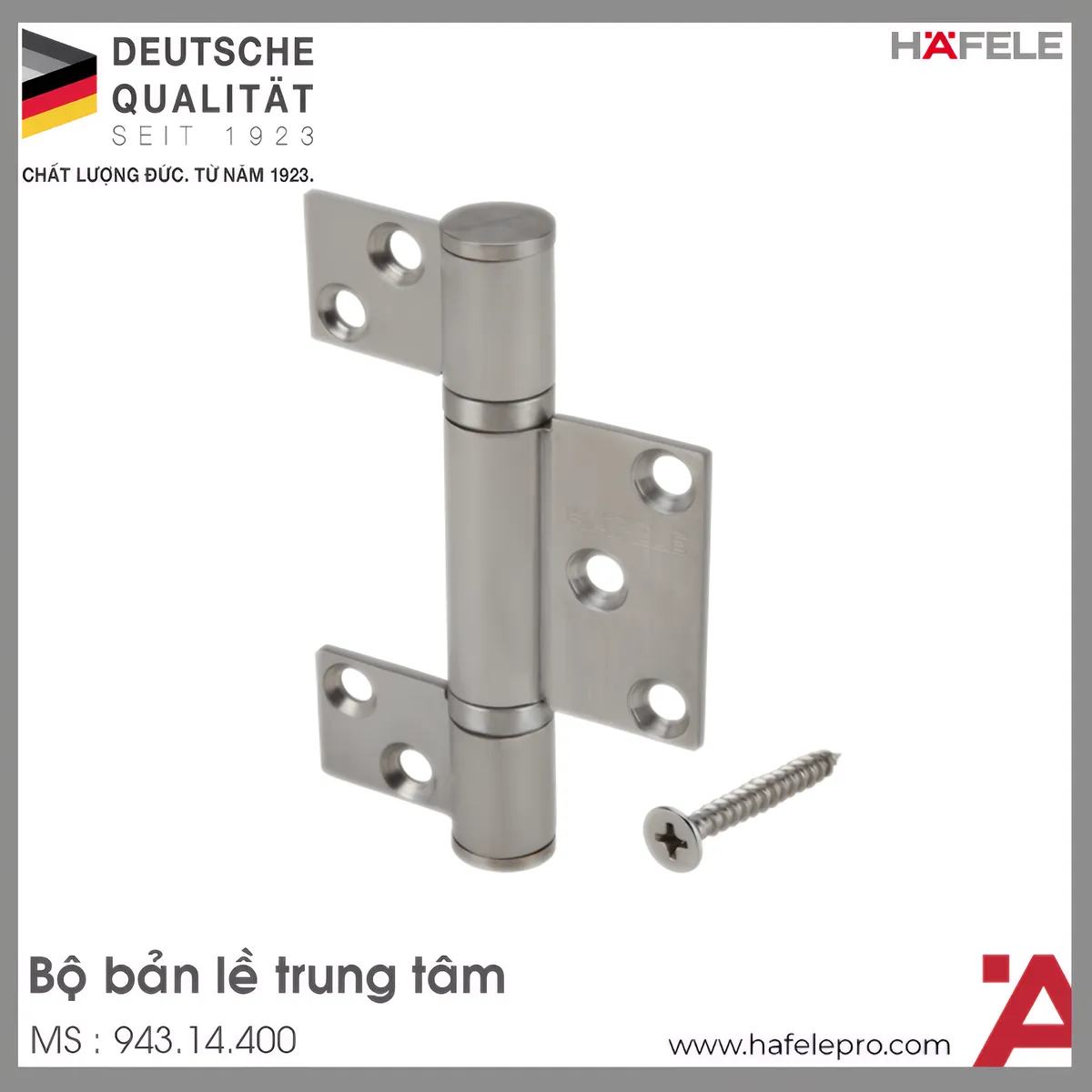 Bộ Bản Lề Trung Tâm Hafele 943.14.400