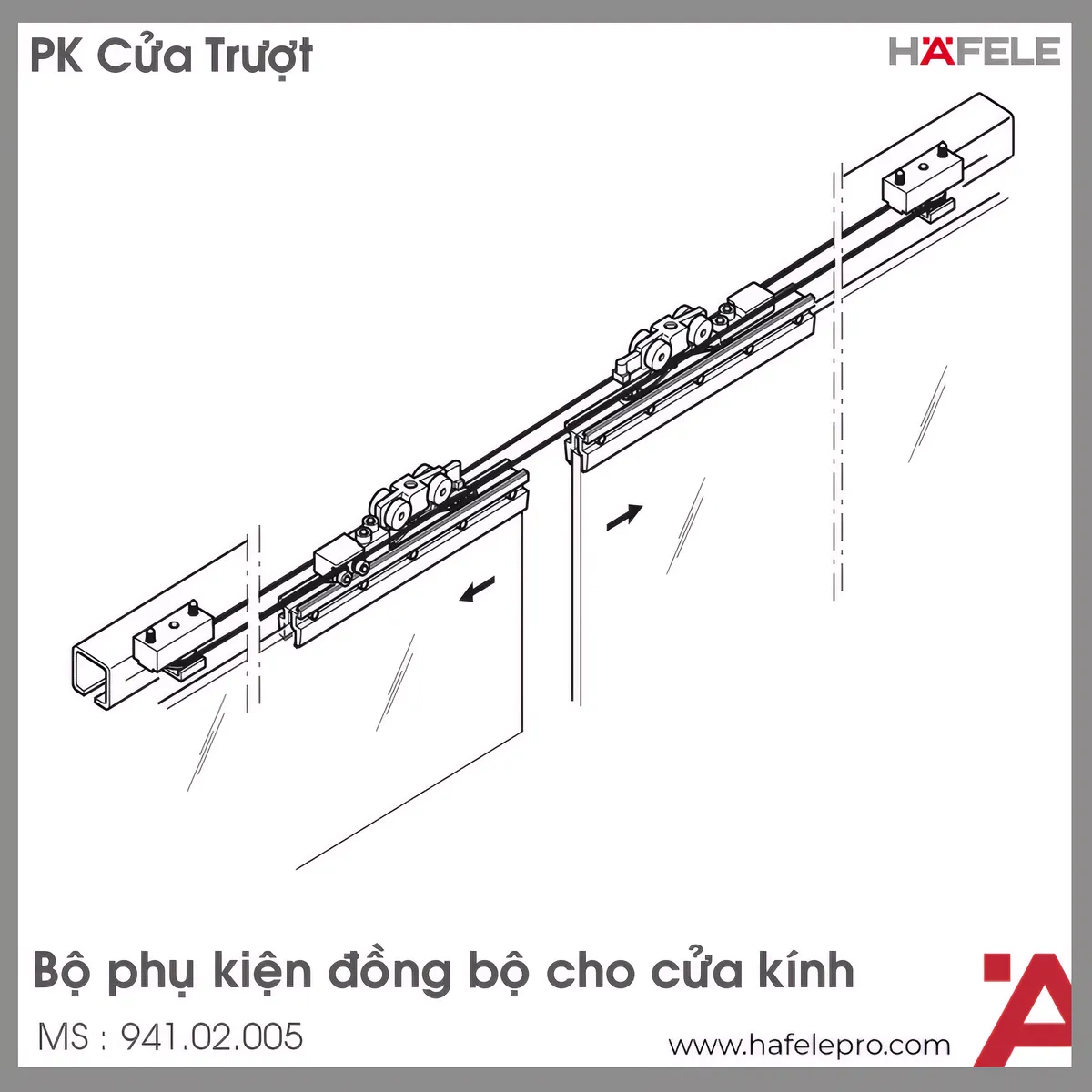 Bộ Phụ Kiện Đồng Bộ Cho Classic L Hafele 941.02.005
