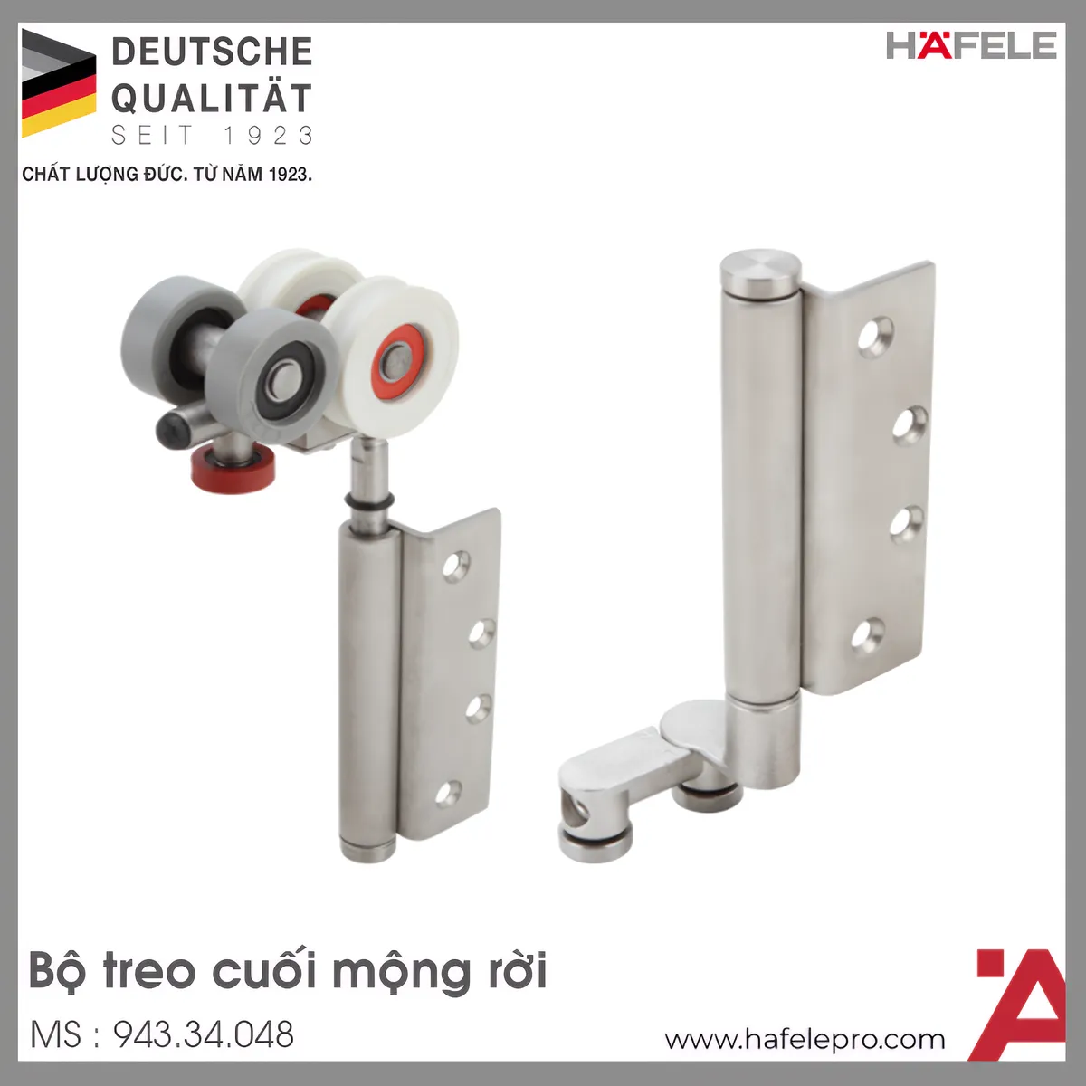 Bộ Treo Cuối Mộng Rời Hafele 943.34.048