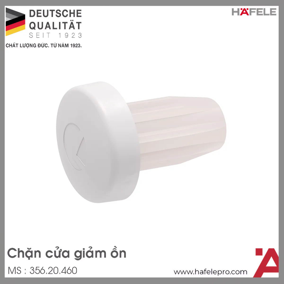 Chặn Cửa Giảm Ồn Lắp Qua Lỗ Khoan Hafele 356.20.460