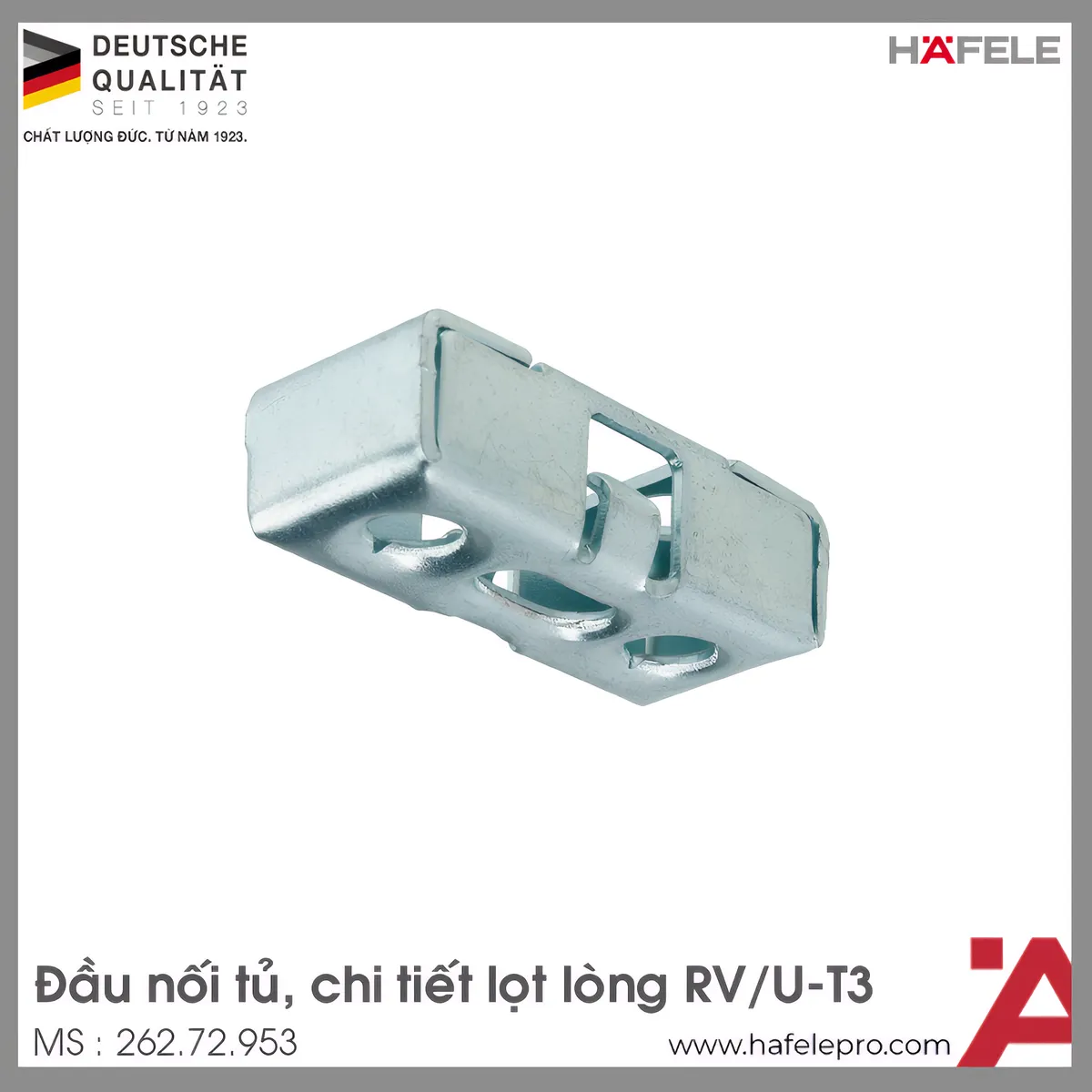 Phụ Kiện Bas Liên Kết RV/U-T3 Hafele 262.72.953
