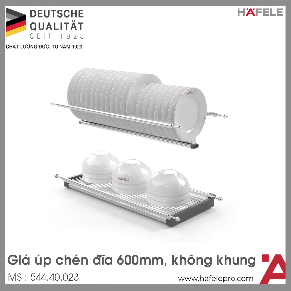 Khay Úp Chén Đĩa Presto 600mm Hafele 544.40.023