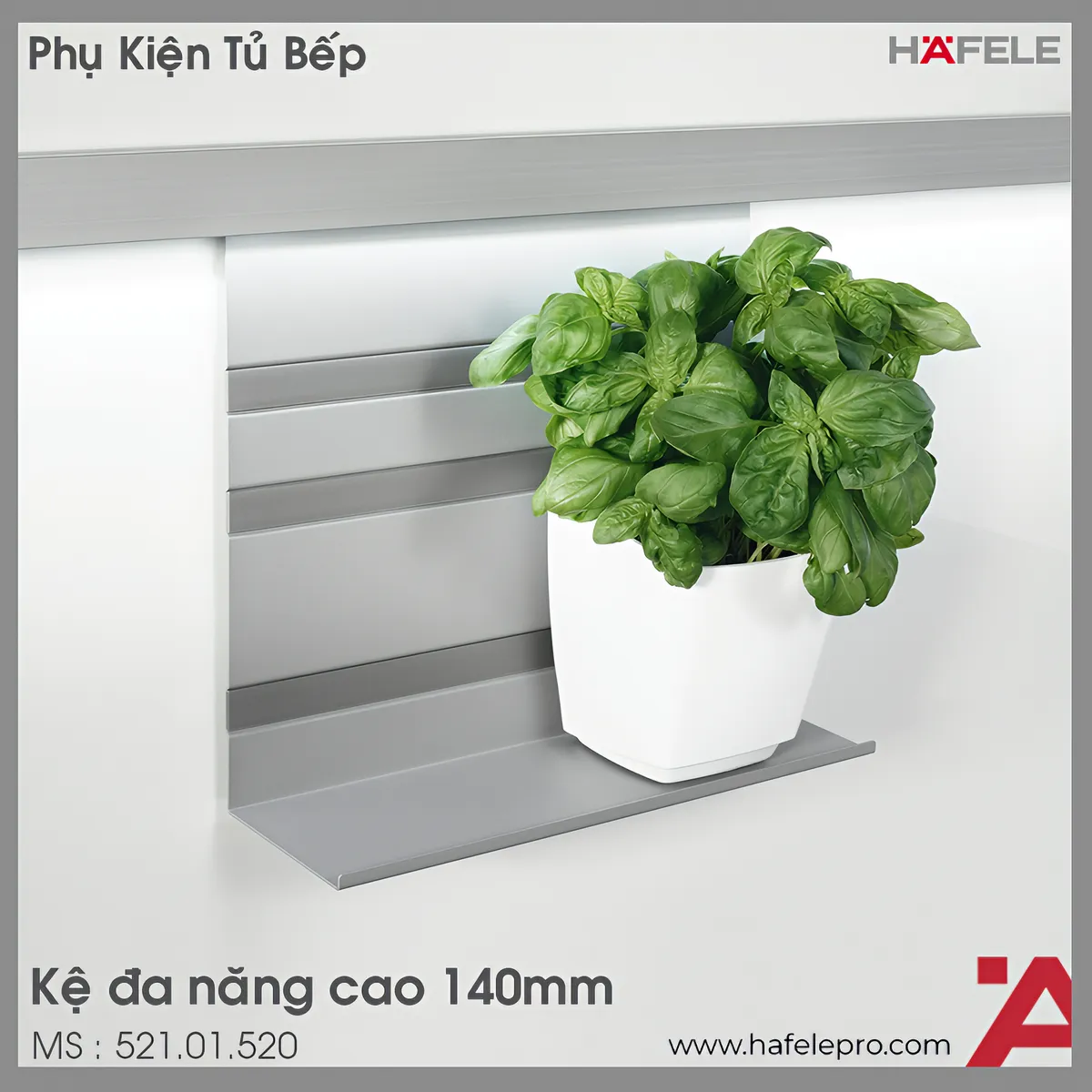 Kệ Đa Năng Cao 140mm Hafele 521.01.520
