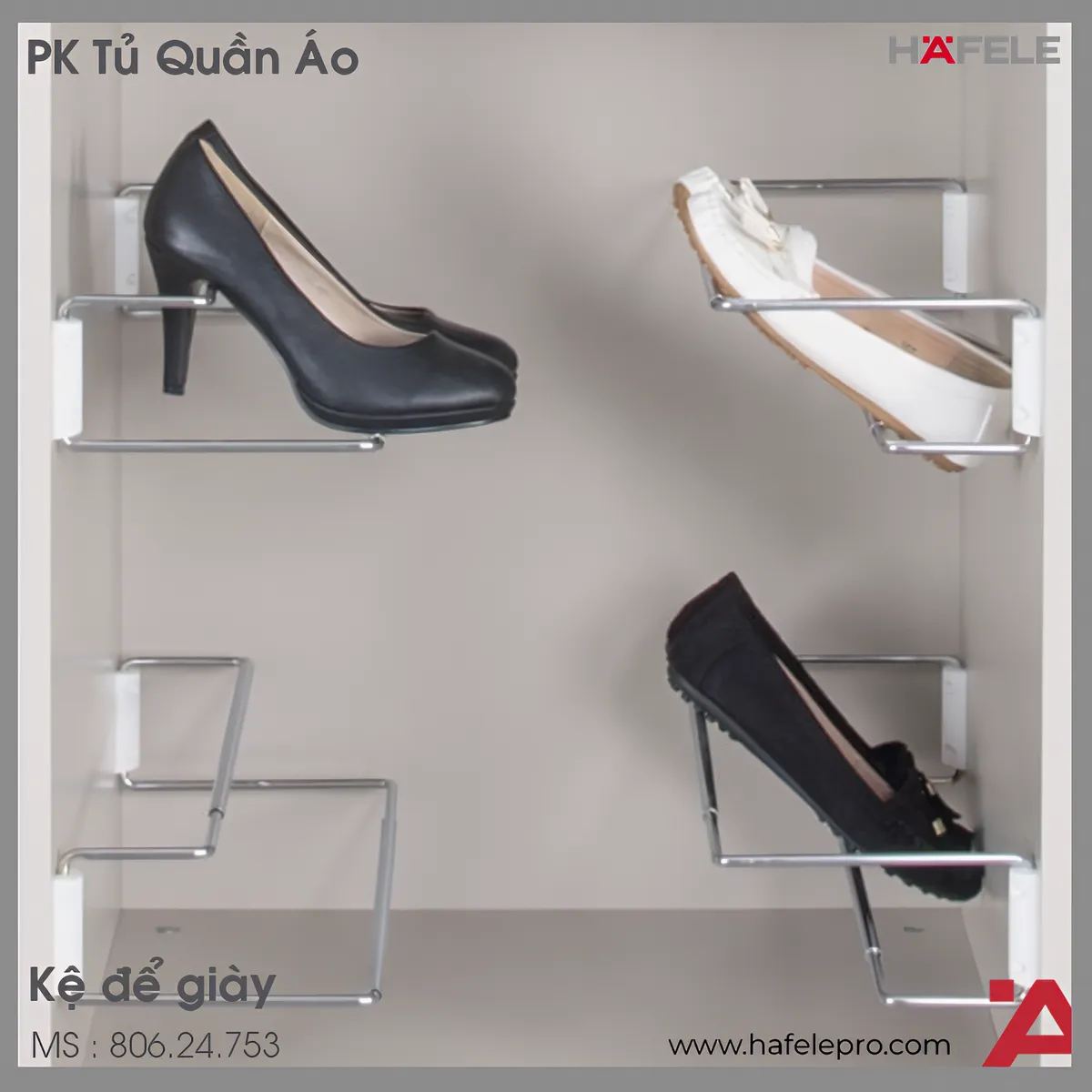 Kệ Để Giày Premio Hafele 806.24.753