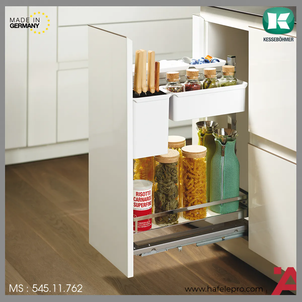 Bộ Rổ Kéo Dipensa Junior III 300mm Hafele 545.11.762