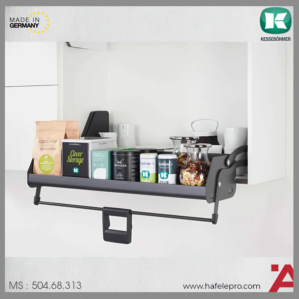 Bộ Kệ Nâng Hạ iMove 600mm Hafele 504.68.313