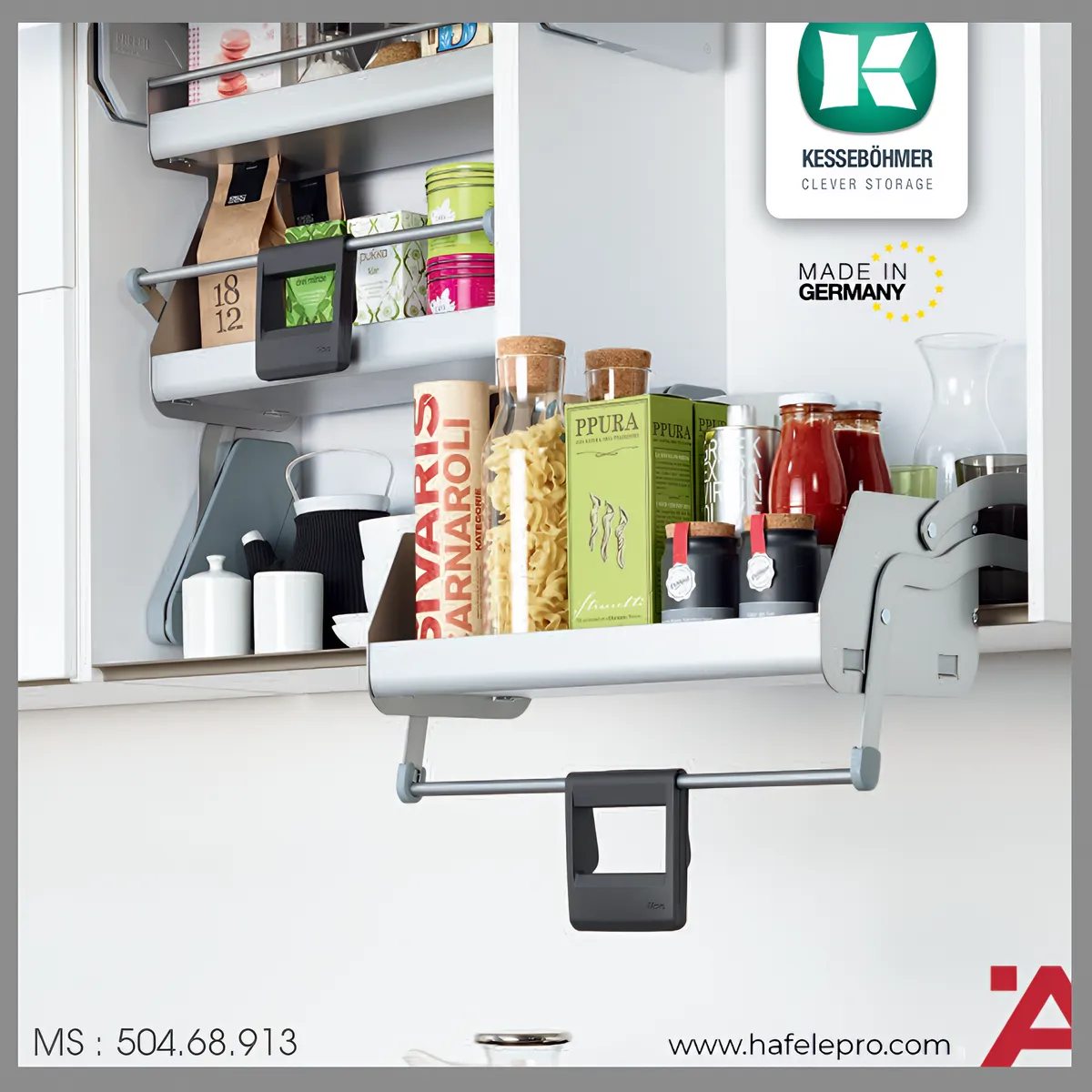 Kệ Nâng Hạ iMove 600mm Hafele 504.68.913
