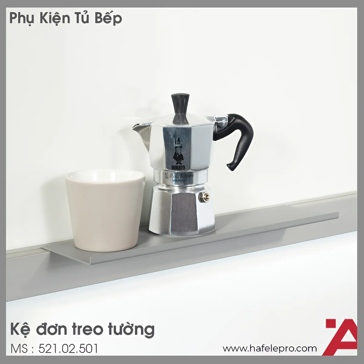 Kệ Đơn Treo Tường Hafele 521.02.501