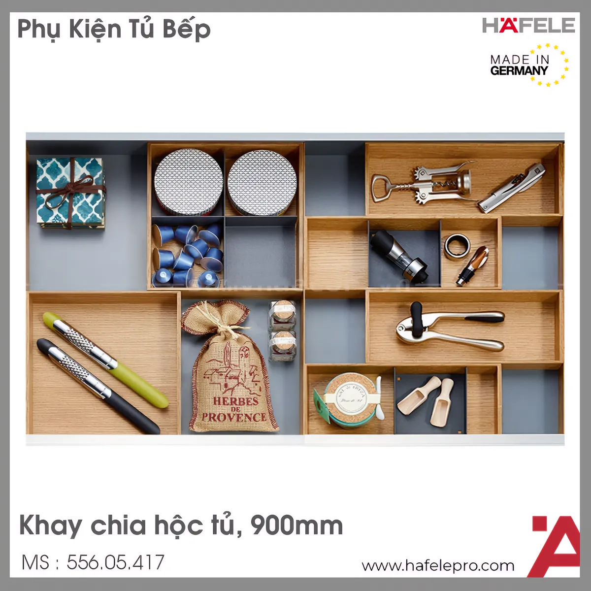Phụ Kiện Fineline Cho Hộc Tủ 900mm Hafele 556.05.417