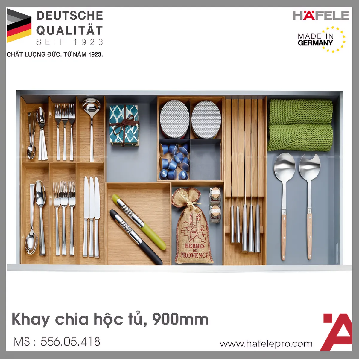 Phụ Kiện Fineline Cho Hộc Tủ 900mm Hafele 556.05.418
