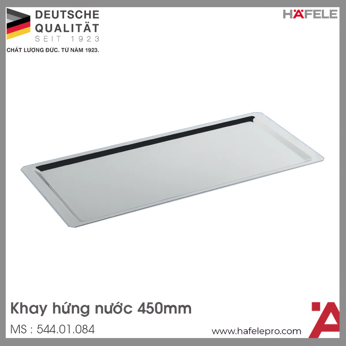 Khay Hứng Nước 450mm Inox Hafele 544.01.084