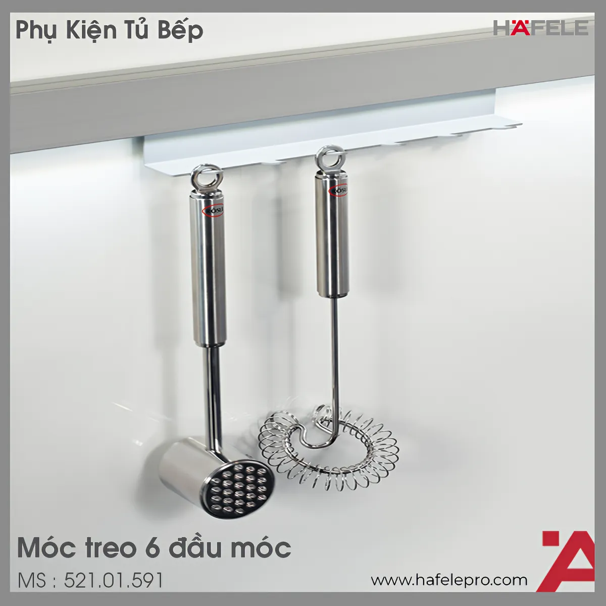 Móc Treo 6 Đầu Móc Hafele 521.01.591