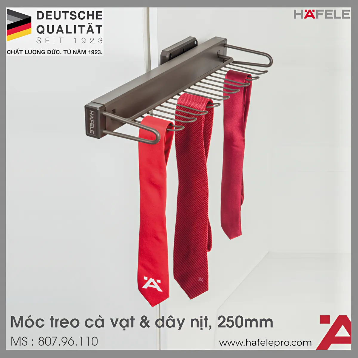 Móc Treo Dây Nịt Và Cà Vạt Hafele 807.96.110