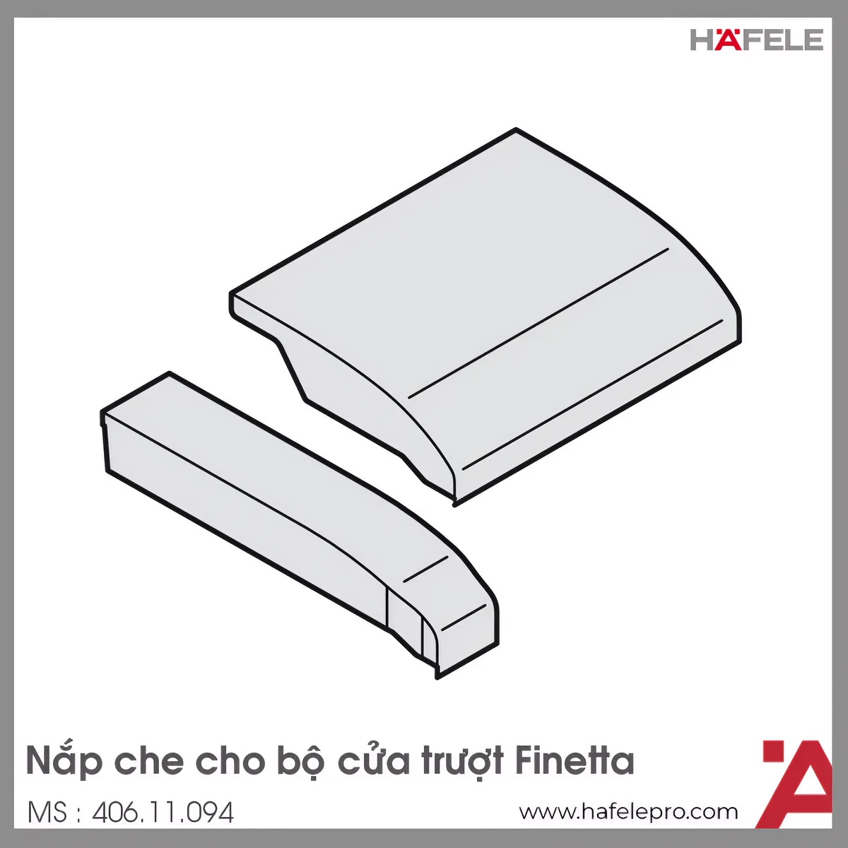 Nắp Che Finetta Hafele 406.11.094