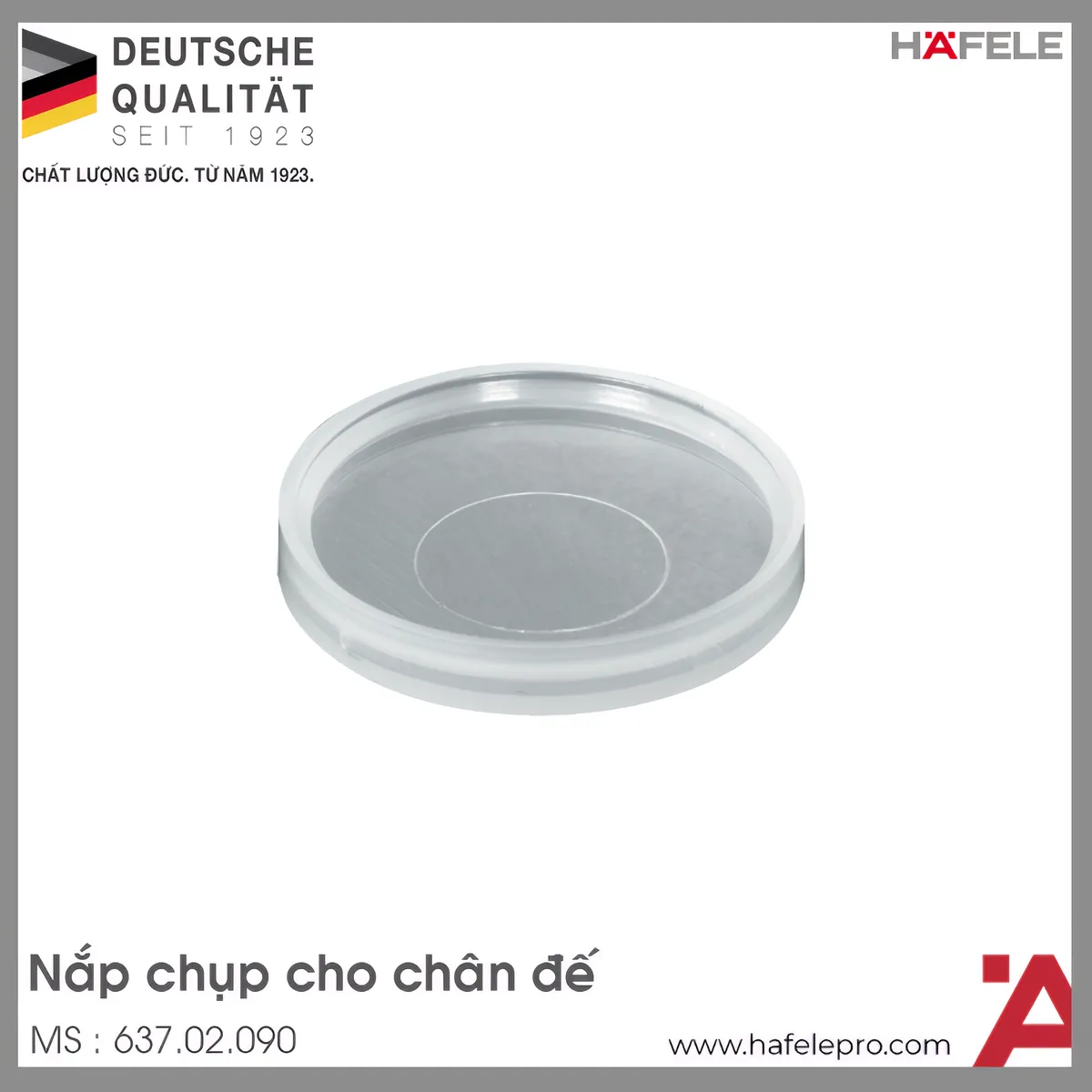 Nắp Chụp Cho Chân Đế Hafele 637.02.090