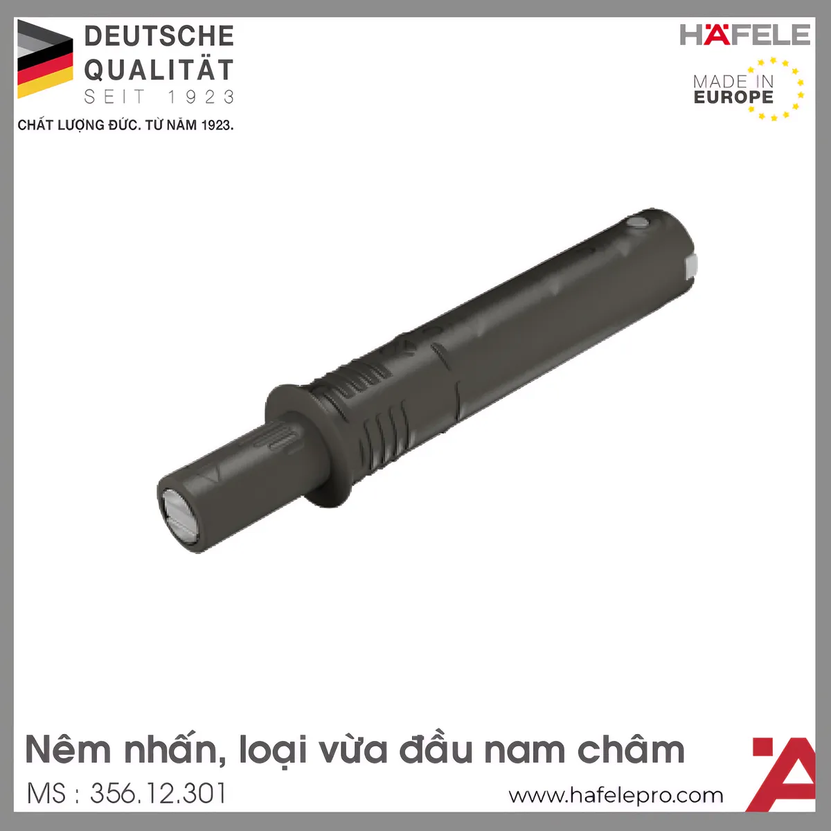Nêm Nhấn Vừa Đầu Nam Châm Hafele 356.12.301