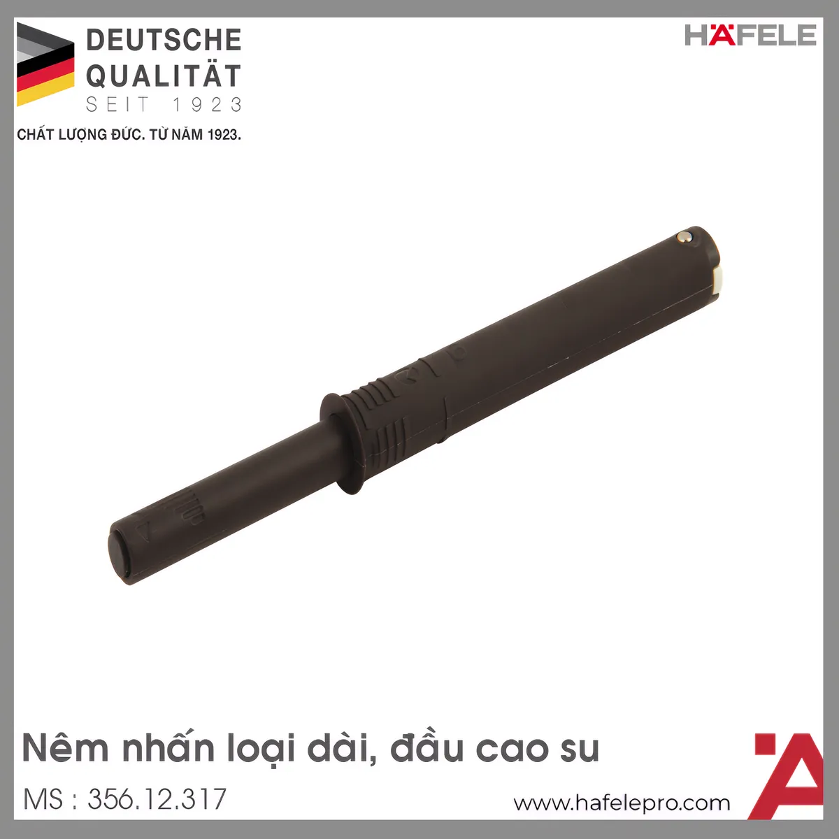 Nêm Nhấn Dài Đầu Cao Su Hafele 356.12.317