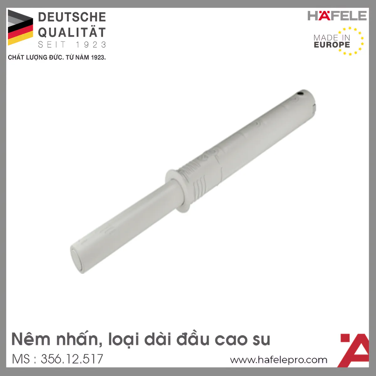 Nêm Nhấn Dài Đầu Cao Su Hafele 356.12.517