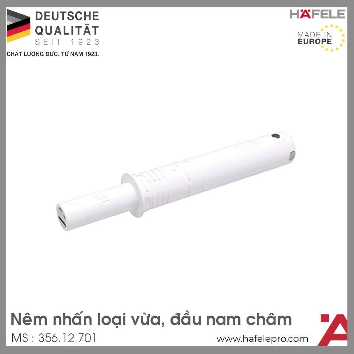 Nêm Nhấn Vừa Đầu Nam Châm Hafele 356.12.701