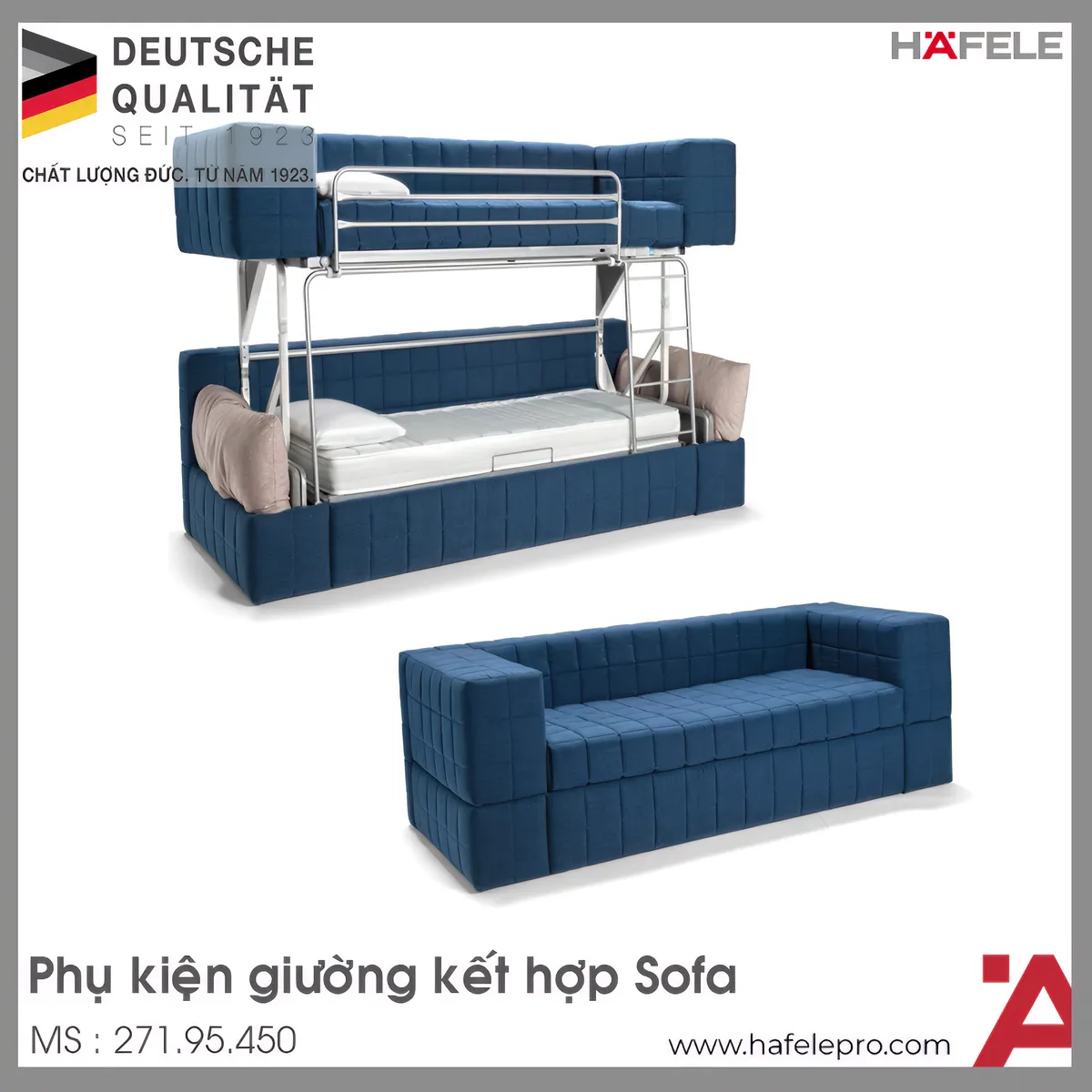 Phụ Kiện Giường Tầng Kết Hợp Sofa Hafele 271.95.450